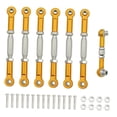 thumbnail image 1 of Varillas de ajustables, 7 piezas, tensor de enlace Servo para Slash 2WD 1:10 RC Short Course Truck Accs, piezas de repuesto, actualiza dorado Hugo varilla de enlace del coche rc, 1 of 6