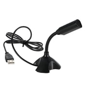 GJX USB Desktop Microphone 360掳 Adjustable Microphone Support Voice Chatting Recording Mic for PC with a USB port