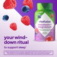 thumbnail image 3 of vitafusion Melatonin + Magnesium Gummies, Supports Sleep (1), Twilight Berry Thrill Flavor, 90
Count, 3 of 12