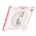 thumbnail image 6 of Dteck Case for iPad Pro 12.9 inch 6th 5th 4th 3rd Gen,Shockproof Rubber Case Heavy Duty Silicone Rugged Kickstand Protective Cover for iPad Pro 12.9" 2022/2021/2020/2018,Pink, 6 of 8