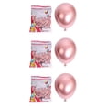 thumbnail image 1 of 150 Piezas Globos de Látex Metálicos de 10 Pulgadas, Globos de Perla de Metal Brillantes Cromados Espesos Globos para Decoración de Fiestas, Oro Rosa, 1 of 5
