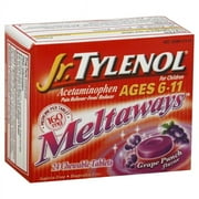 McNeil Tylenol Jr. Pain Reliever/Fever Reducer, 24 ea