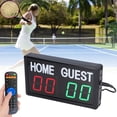 thumbnail image 4 of Digital Scoreboard Portable Electronic Scoreboard with Remote, Game Score LED Rechargeable Battery and Remote Control Tabletop Scoreboard for Indoor Games and Sports, 4 of 9