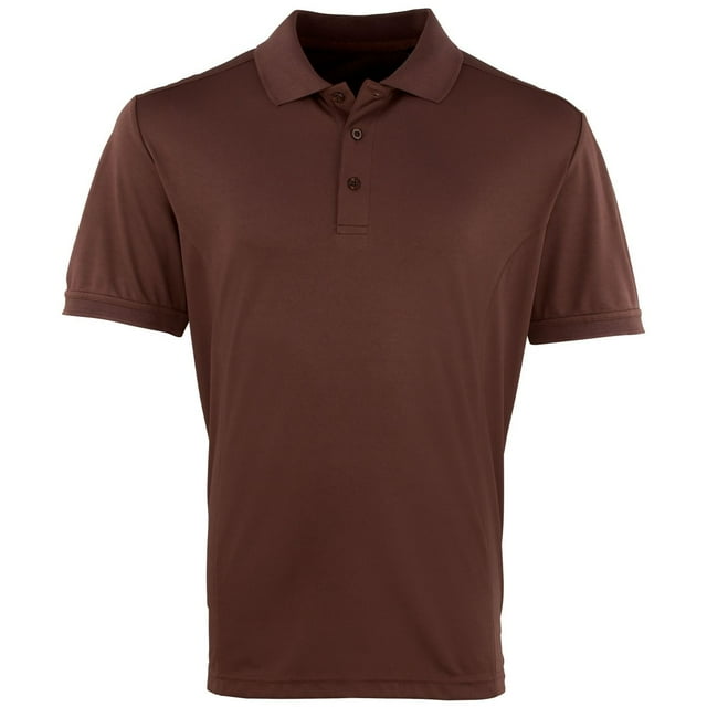 Premier Mens Coolchecker Pique Short-Sleeved Polo Shirt