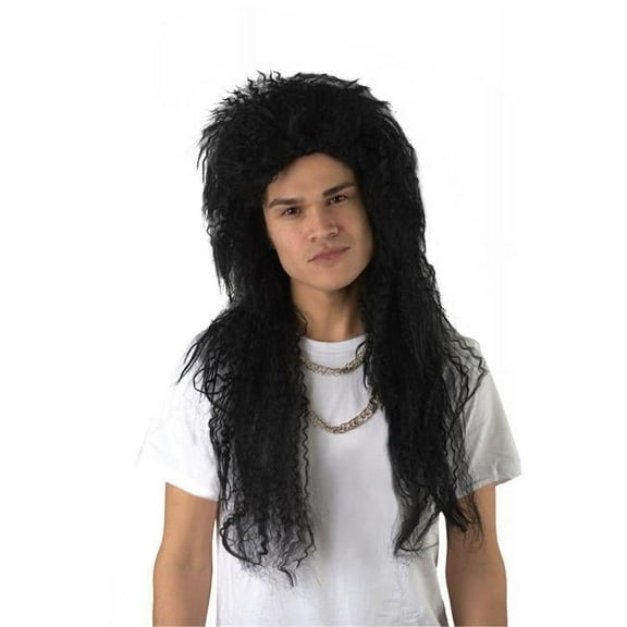 Banana Costumes Black Halloween Costume Wig, for Adult