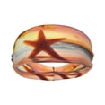 thumbnail image 3 of Rocae Starfish Sunset Sea Beach for Sweatbands Sports Headband for Men and Women,Fashion Sweat Bands Headbands for Running,Cycling,Football, Yoga, Fitness, 3 of 9