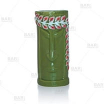 BarConic® Tiki Drinkware, Leaf Themed Tiki Mug, 12 Ounces