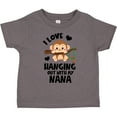 thumbnail image 3 of Inktastic Monkey I Love Hanging out with My Nana Boys or Girls Toddler T-Shirt, 3 of 5