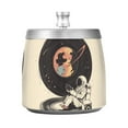 thumbnail image 7 of Yayeee Ashtray with Lid for Cigarette Smokeless Stainless Steel Home Ash Holder, Space Record, 7 of 7
