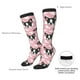 thumbnail image 4 of Fotbe French Bulldog Calcetas Divertidas Estampadas para Hombre y Mujer, Calcetas de Algodón hasta la Rodilla para Caminar, Correr, Enfermería y Embarazo, 4 of 6
