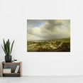 thumbnail image 2 of Couwenberg Hilly Landscape Near Wageningen Extra Large XL Wall Art Poster Print, 2 of 3