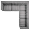 thumbnail image 2 of Conjure Channel Tufted Upholstered Fabric 5-Piece L-Shaped Sectional, 2 of 6