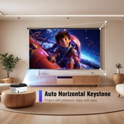 Magcubic HY450 4K Support Native 1080P Ultra Short Throw Projector, 900ANSI, Auto Focus & Correction with WiFi 6, BT5.4, Dual Speakers, Home Theater & Outdoor Movie Night HY450