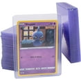 thumbnail image 5 of Monster Top Loaders for Collectible Trading Cards - 100 Count 3"x4" Clear Hard Plastic Card Protector Toploader Sleeves Compatible w MTG, Magic The Gathering, Yugioh, Pokemon, Sports Cards & All TCGs, 5 of 5