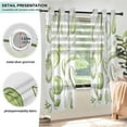 thumbnail image 3 of Yayeee Window Curtains Set of 2 for Living Room Light Filtering 63"x42", Kiwi Leaves Fruit Pattern, 3 of 7