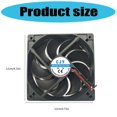 thumbnail image 3 of 120MM 5V/12V/24V Cooling Fan for Chassis Modem Receiver Extractor Fan Pipe Duct Exhuast Fan Plastic Welding Equipment Multicolor, 3 of 4