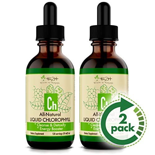 Chlorophyll Liquid Drops 100 AllNatural Concentrate Energy
