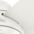 thumbnail image 4 of Hunter 52 inch Indoor Ceiling Fan with LED Light and Remote Control - Modern White Ceiling Fan, Standard Mount, 6 Blades, For Bedroom, Living Room, or Kitchen, Quiet - Sotto 50977, Fresh White, 4 of 17