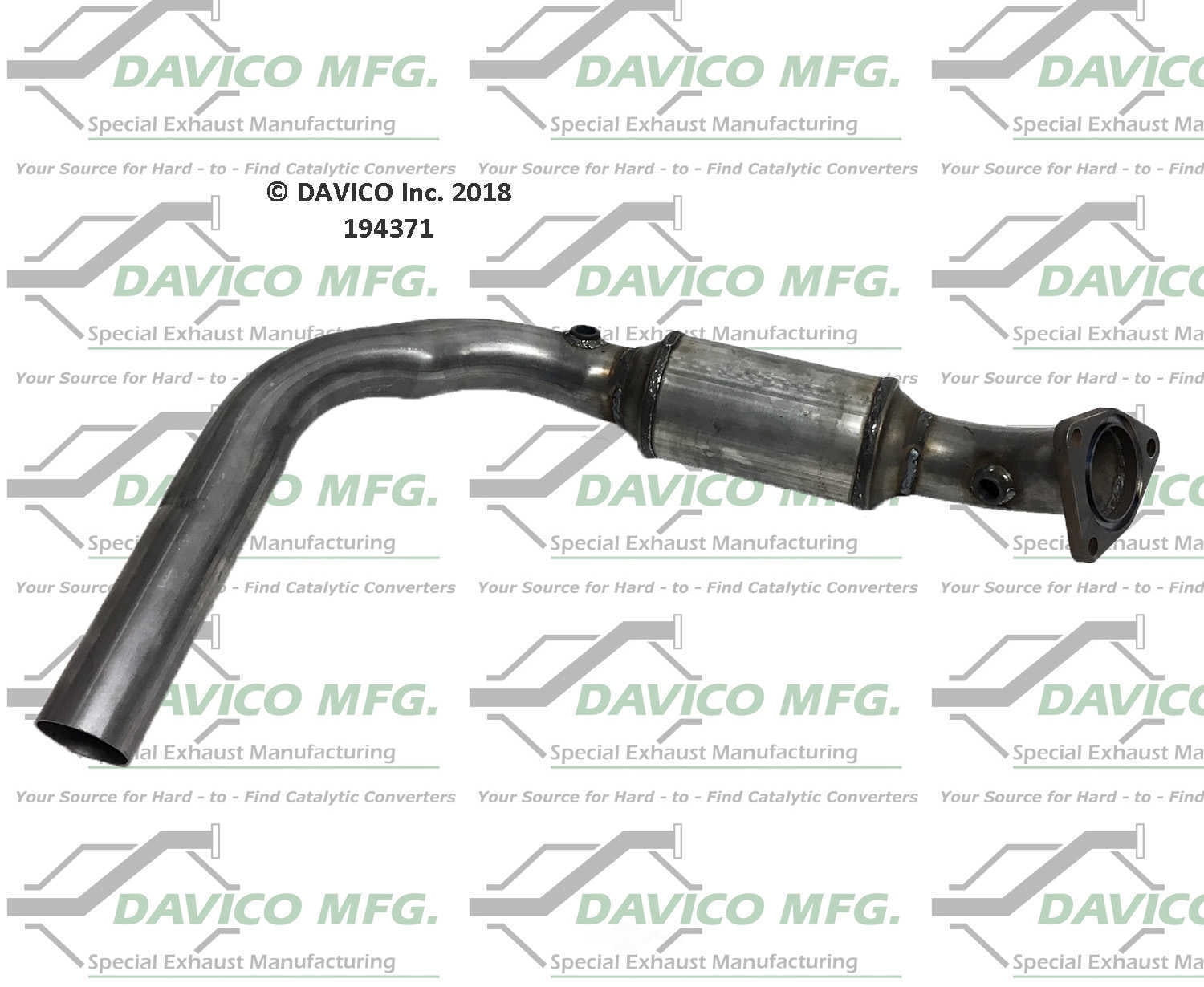 Davico Mfg 194371 Direct-Fit Catalytic Converter