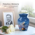 thumbnail image 6 of Gramophone Keepsake Memorial Urns For Adult Male - Blue Cremation Urn For Ashes For Women - Miniature Decorative Urn For Mom - Mini Urns For Human Ashes For Memorial Gift - 3 Inch, 6 of 7