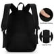 thumbnail image 5 of Mochila BIKROD negra para hombre y mujer, cuaderno escolar 15.6, 5 of 7
