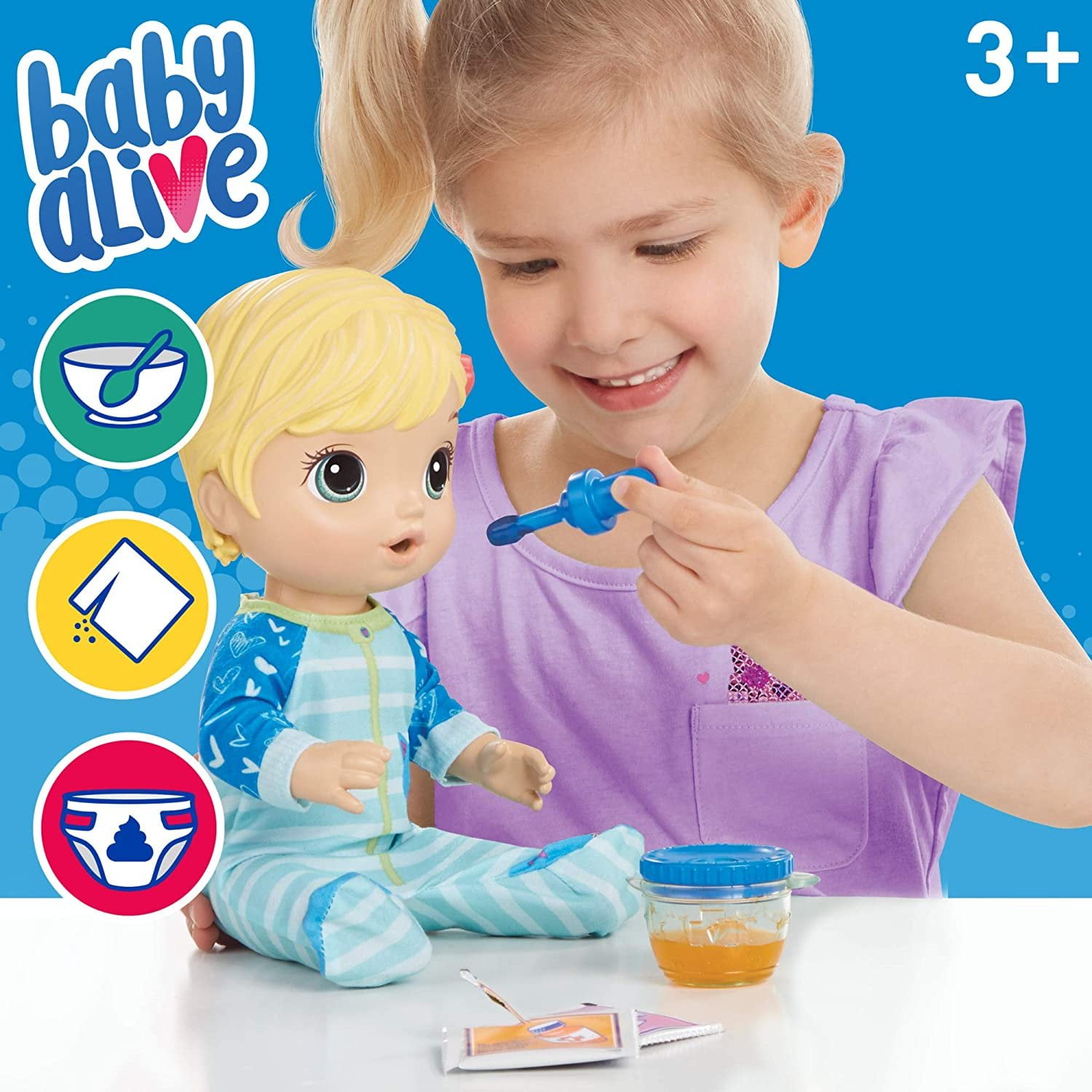 Baby Alive Mix My Medicine Doll Kitty Cat Pajamas Doctor Accessories