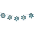 thumbnail image 1 of Impact Snowflake Christmas Light Set - 4.5' - White Wire - 10ct, 1 of 3