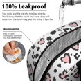 thumbnail image 5 of Womens Pink and Black Of Leopard Print Lunch Box for Work,Insulated Lunch Bag for Women,Loncheras Para Mujer,Leakproof Adult Lunch Bag for Work,Beach,Travel,Picnic,Camping, 5 of 7