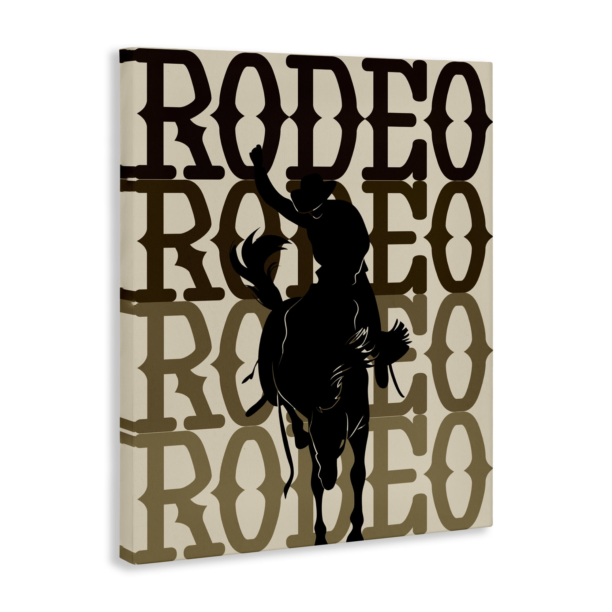 Stupell Industries Rodeo Gradient Cowboy Canvas Wall Art, design by CAD Designs
