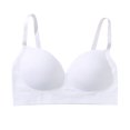 thumbnail image 3 of Antinious Ladies Solid Wireless Backless Seamless Push Up Comfortable Everyday Bras, 3 of 4