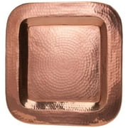 Sertodo copper, Thessaly Square Platter, Hand Hammered 100% Pure copper, 14 inch square