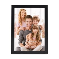 MEBRUDY 5x7 Black Picture Frame, 5 by 7 Photo Frame for Gallery Wall Tabletop Display, Single