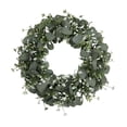 thumbnail image 5 of Artificial Wreath Large Green Leaf Wreath, Durable Front Door Eucalyptus Wreath, Fall Wreath Outdoor for Porch, Festival Wall B, 5 of 9