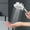 Silver-SL-clearacne, variant on Dyegold Shower Head Nozzle High Pressure Turbocharged Large Panel for Bathroom Low Water Pressure 3 Modes Easy Install Upgrade