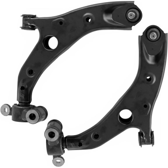 Detroit Axle - 2pc Front Lower Control Arms for 2014 2015 2016 2017 2018 Mazda 3 Sport, Lower Control Arms with Ball Joint Assembly Replacement