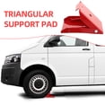 thumbnail image 3 of HEATSHAKING 2Pcs Red Rv Wheel Chocks for Travel Trailers Accurate Tire Positioning, 3 of 8