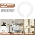 thumbnail image 4 of Lamp Shade Adapter Ring E27 to E14 Lampshade Conversion Plastic White 20 Pcs, 4 of 6