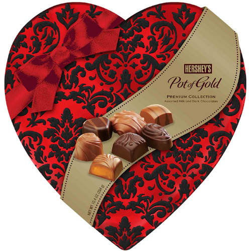 Hershey's, Pot of Gold Valentine's Premium Assortment Caramel Candies
