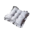 thumbnail image 1 of Outdoor Chair Cushion Square Lace Elastic Cloth Pink 40Cm Thick Pearl Fluff for Floor Ottoman, 1 of 7
