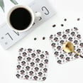 thumbnail image 4 of Lsque DOG IS WEARING PIRATE COSTUME Pattern 4" Drink Coasters Set of 4, PVC Leather Absorbent Coasters, Table Coaster Set Decorative Coffee Cup Coasters Housewarming Gift-Square, 4 of 6