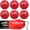 16 Oz - Red, variant on PowerNet Weighted Baseballs for Hitting Training, Baseball Training Equipment for Throwing & Batting, Build Muscle & Strength, 6 Balls 2.8" 12-20 oz