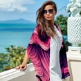 thumbnail image 6 of Pink Monkey Gorilla Translucent Chiffon Yarn Silk Scarf - Lightweight and Breathable - 180*73 Size - Head Wrap for Women and Hair - Elegant Fashion Accessory, 6 of 6