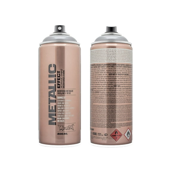 Montana Cans METALLIC EFFECT Spray Paint, 400ml, Silver