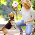 thumbnail image 4 of Squeaky Dog Toy Crinkle Sound Interactive Chew Play Soft Fabric Pet Toy For Dogs And Cats Breakfast Bread Design Boredom Daily, 4 of 4