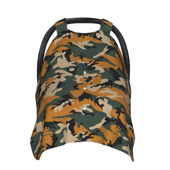 Car Seat Cover Baby - Dinosaur camouflage print Breathable Infant Car Seat Cover for Baby Carseat, Lightweight Comfort Baby Essentials Must Haves Newborn Stuff for Girl Boy
