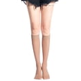 thumbnail image 1 of Calcetines elásticos hasta la rodilla, calcetines transpirables hasta la rodilla, pantimedias hasta la rodilla con puntera reforzada - Medias para mujer, 1 of 5