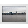 thumbnail image 3 of Erin Berzel 32x23 White Modern Wood Framed Wall Art Titled - NYC Skyline I, 3 of 5