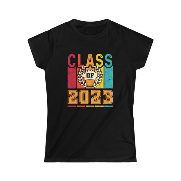 Class of 2023 Senior 23 Grad 2023 Graduation Decorations Shirts for Women