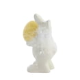 thumbnail image 2 of One Hundred 80 Degrees 5.50In Bunny With Colored Egg, Ceramic, Spring Rabbit Glitter Figurine Em2116 Yellow, 2 of 3