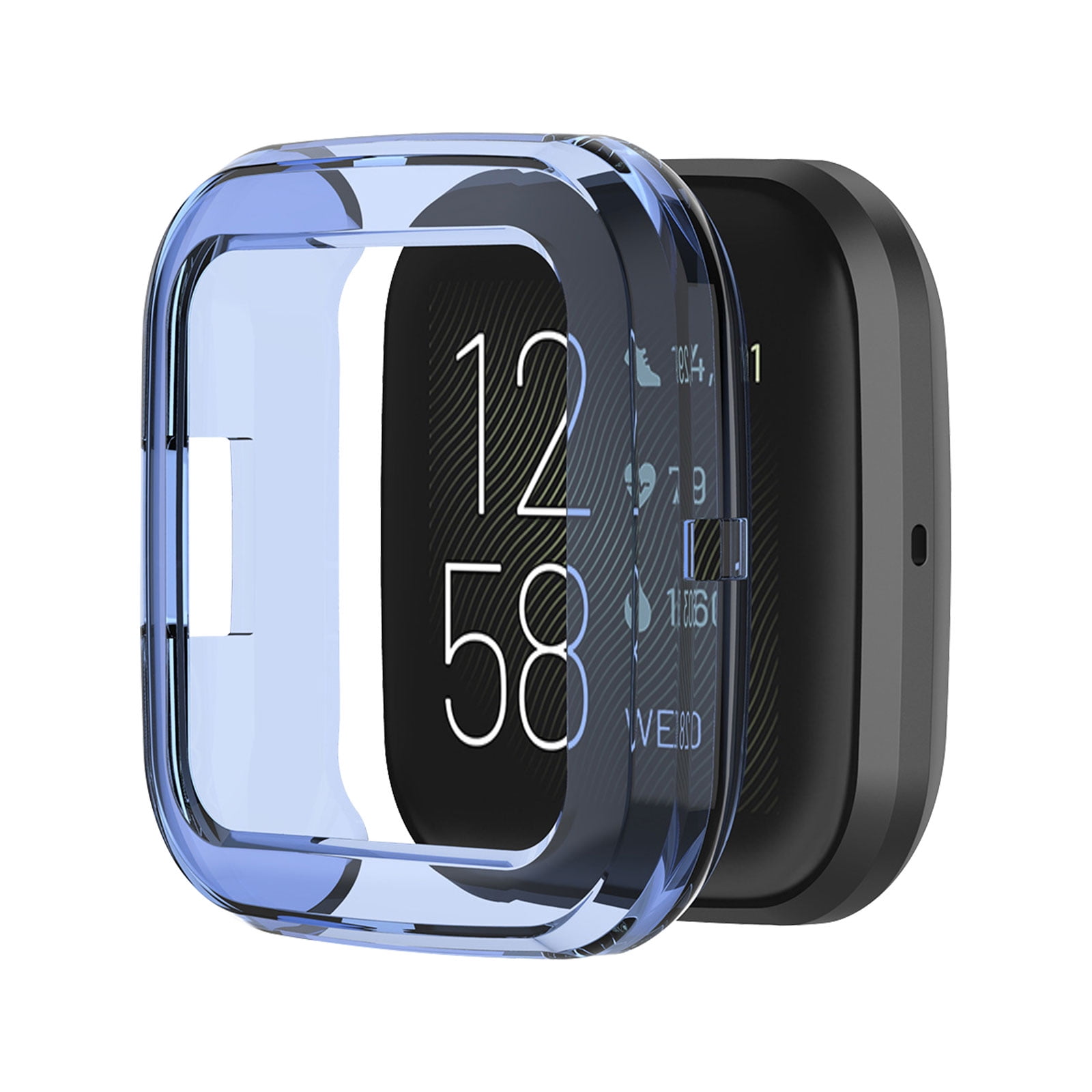 Compatible with Fitbit Versa 2 Smartwatch Screen Protector Case Cover